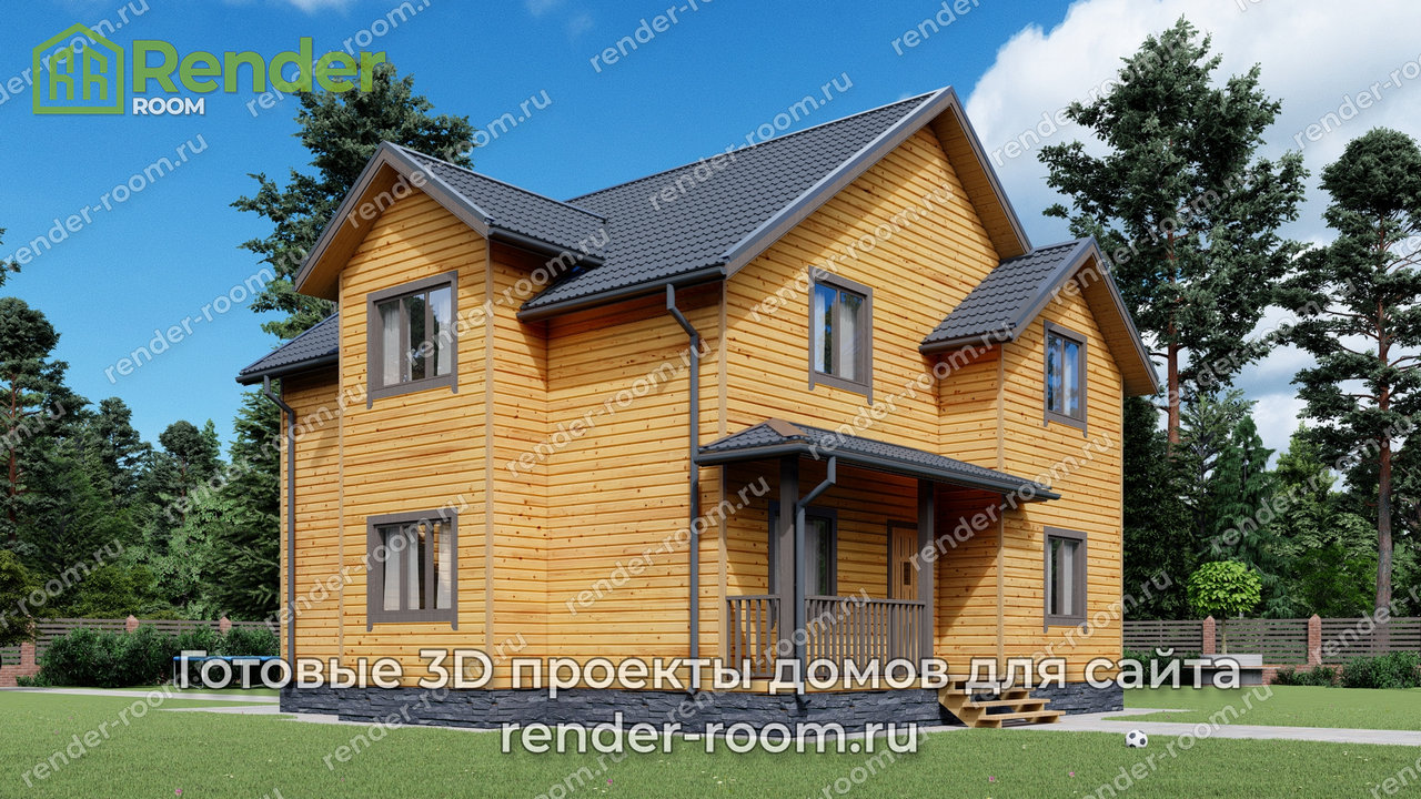 Проект 10х10 метров, площадью 150,6 м2