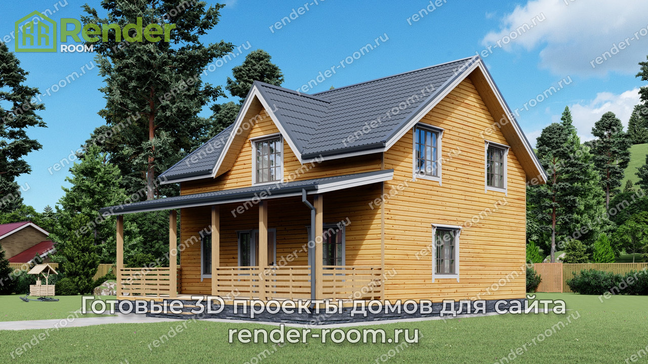 Проект 8х9 метров, площадью 125,26 м2