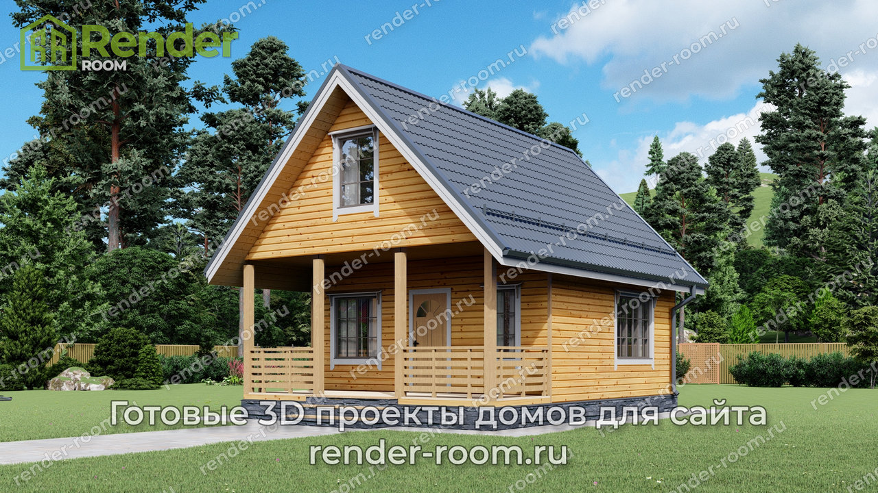 Проект 6х8 метров, площадью 60,83 м2