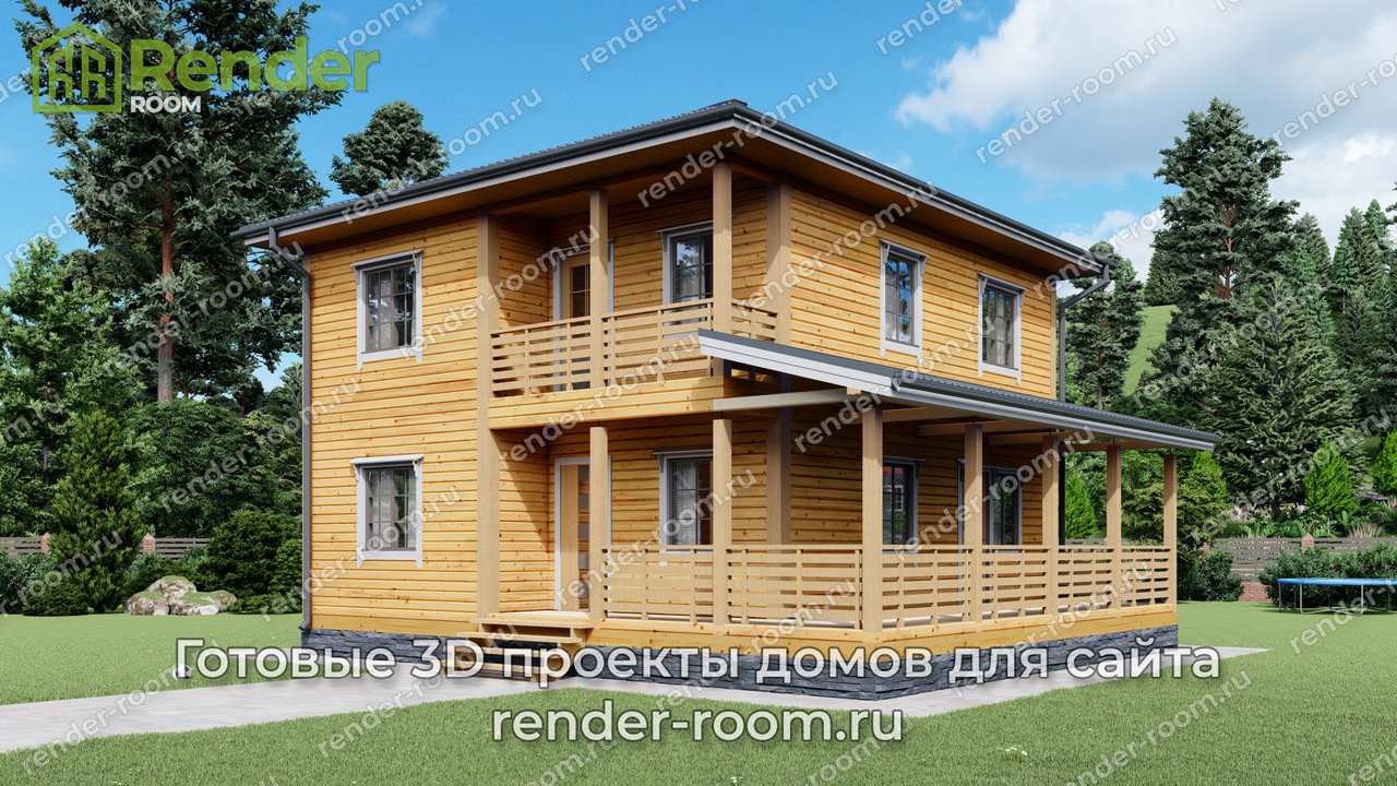 Проект 8х9 метров, площадью 116 м2