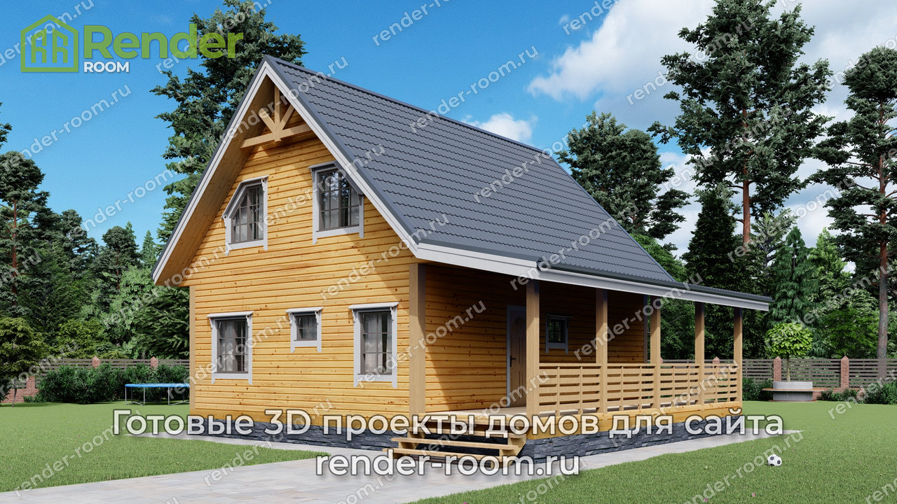 Проект 7х9 метров, площадью 107 м2