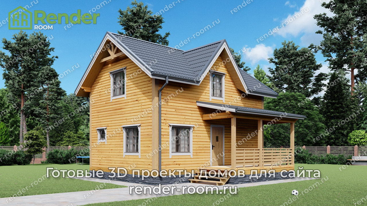 Проект 6х8 метров, площадью 84 м2