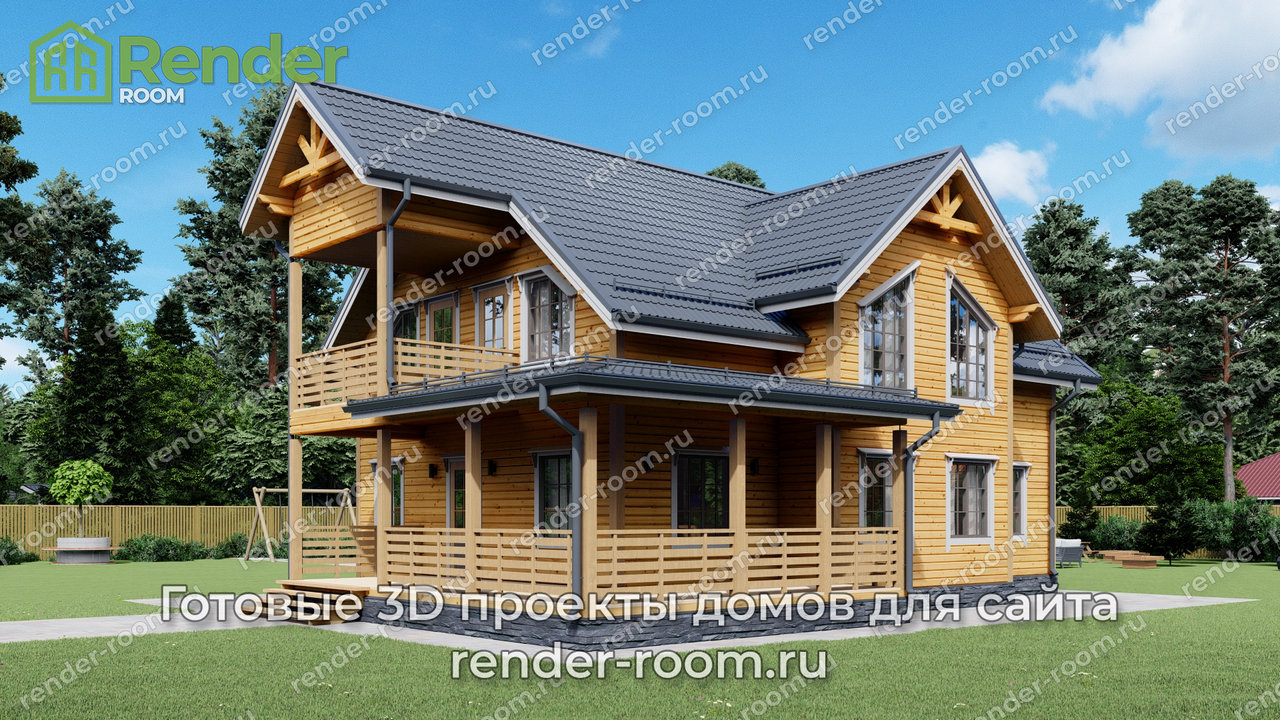 Проект 10х12 метров, площадью 172 м2