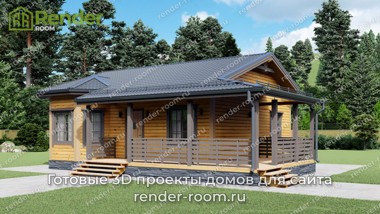 Проект 9х9 метров, площадью 68 м2