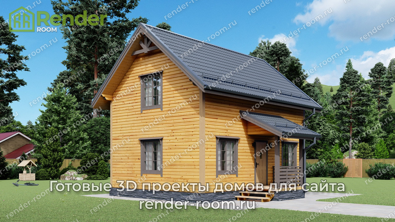 Проект 6х8 метров, площадью 80 м2