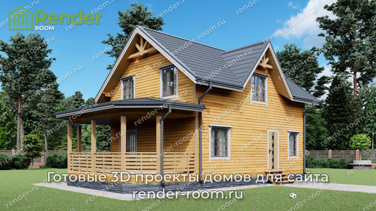 Проект 7х9 метров, площадью 107 м2