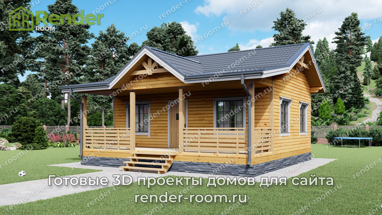 Проект 6х8 метров, площадью 42 м2