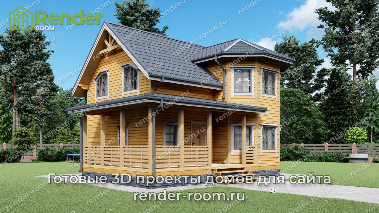 Проект 8х8 метров, площадью 94 м2