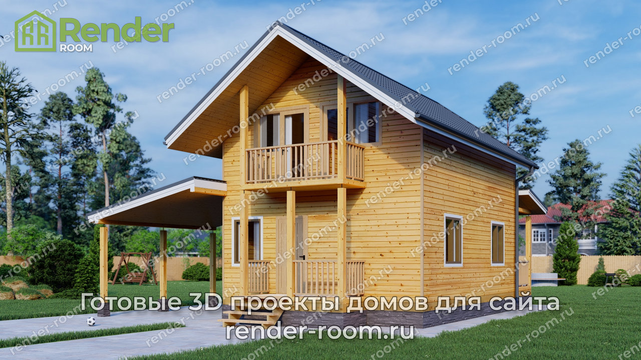 Проект 7х8 метров, площадью 93 м2