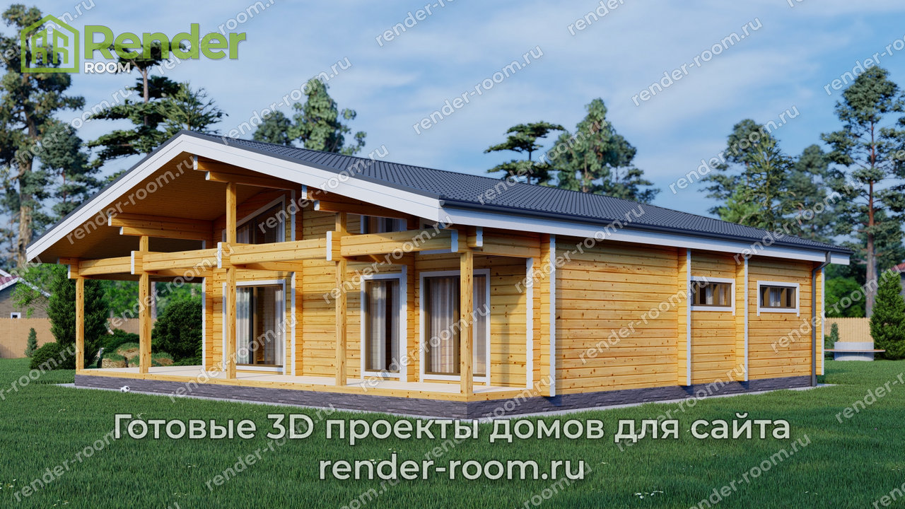 Проект 11х14 метров, площадью 122 м2