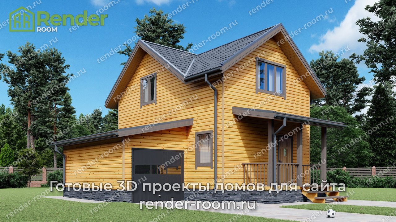 Проект 8х9 метров, площадью 76,27 м2