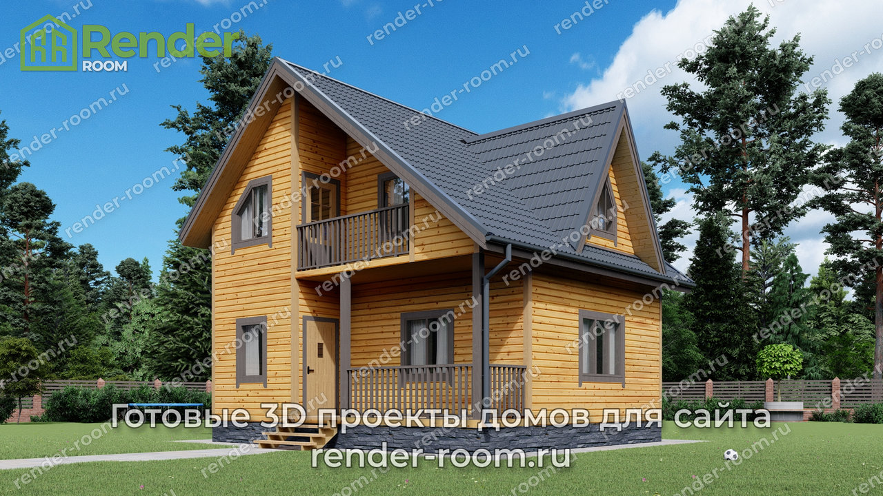 Проект 7х8 метров, площадью 78,98 м2