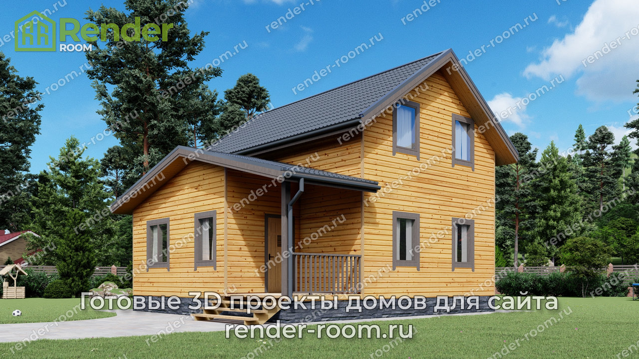 Проект 8х9 метров, площадью 101,15 м2