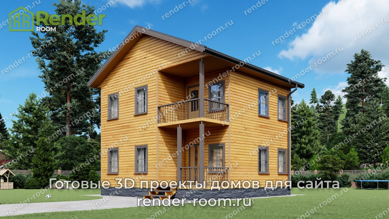 Проект 8х8 метров, площадью 97,78 м2