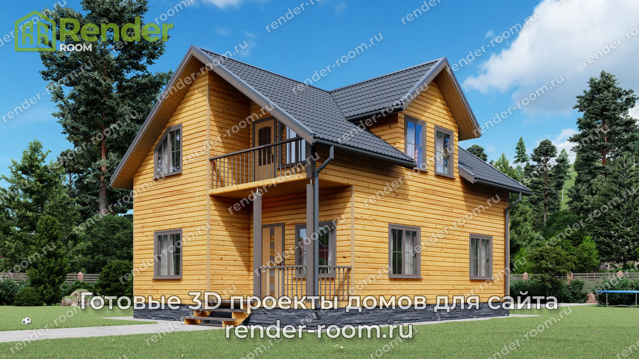 Проект 8х10 метров, площадью 128 м2