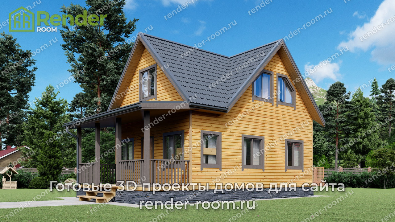 Проект 6х8 метров, площадью 80 м2