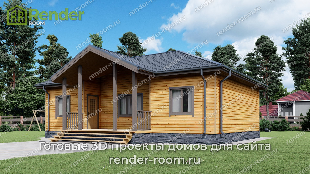 Проект 8х12 метров, площадью 78,8 м2