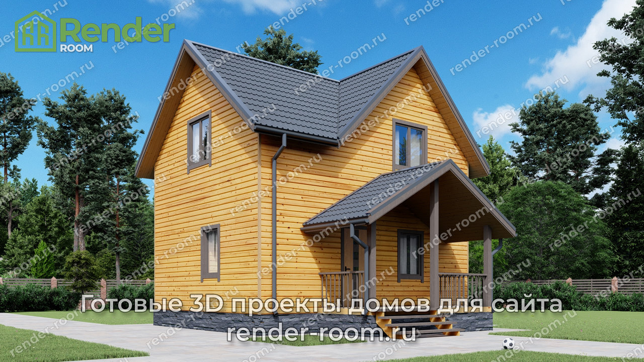 Проект 6х8 метров, площадью 80 м2