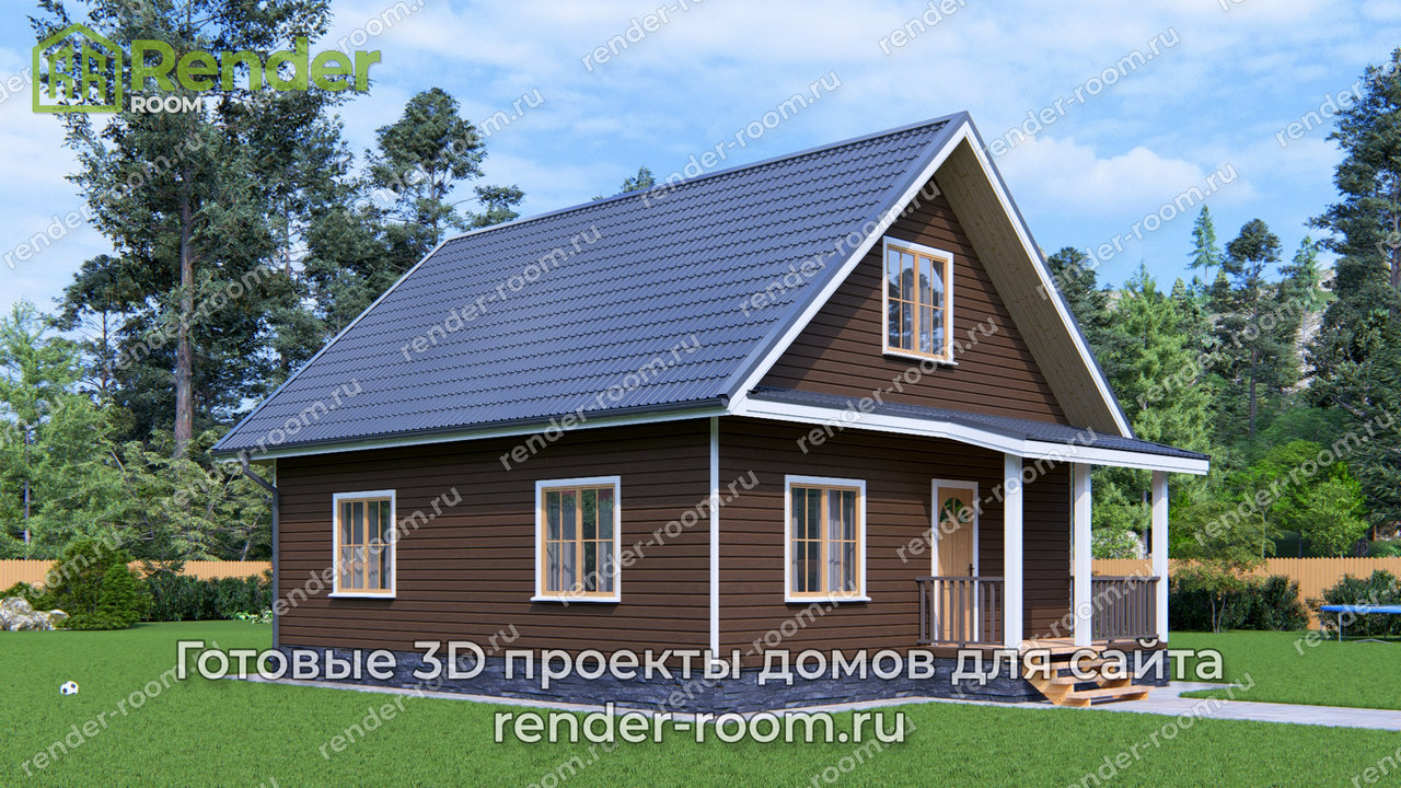 Проект 8х9 метров, площадью 109 м2