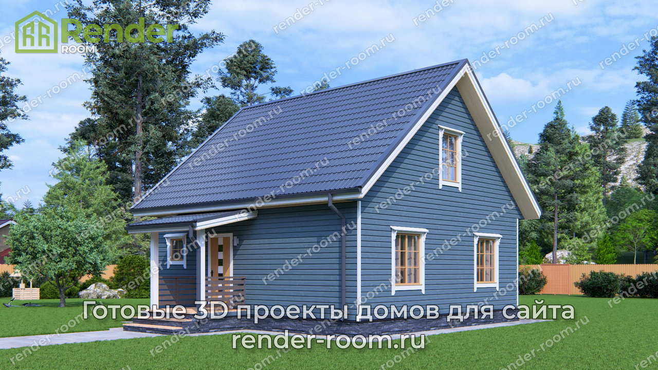 Проект 8х8 метров, площадью 99 м2