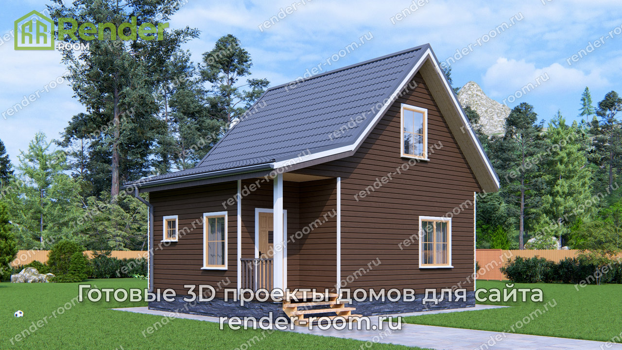Проект 6х8 метров, площадью 56 м2