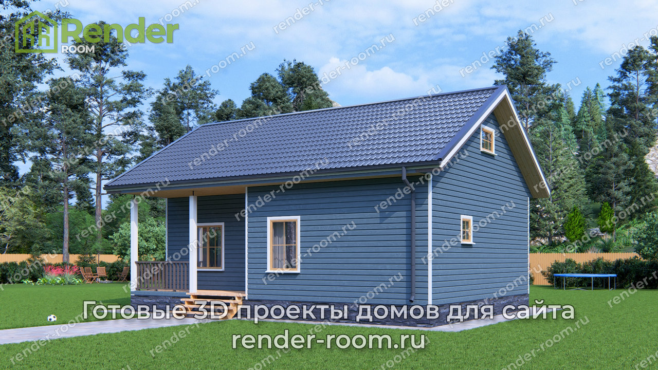 Проект 8х10 метров, площадью 60 м2