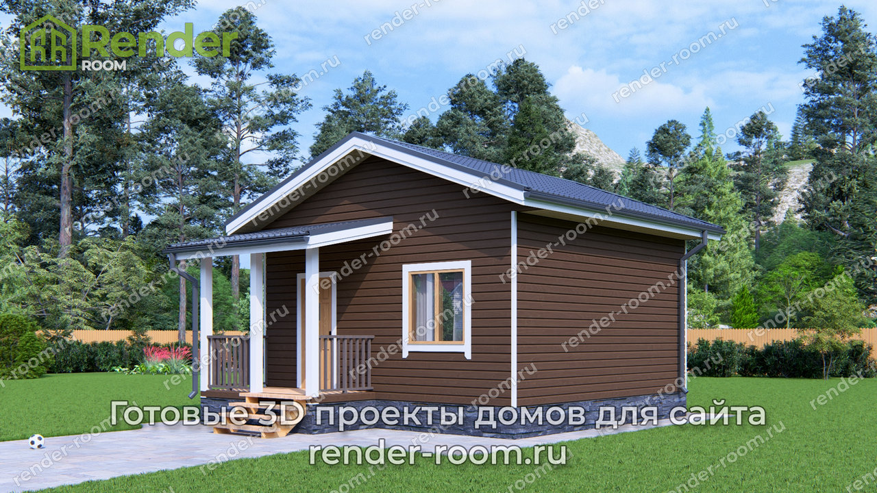 Проект 6х6 метров, площадью 31 м2