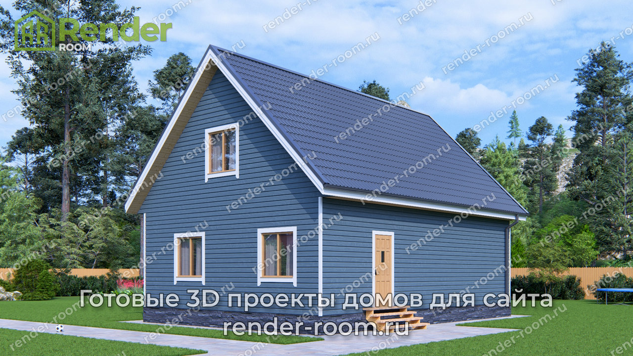 Проект 8х11 метров, площадью 128 м2