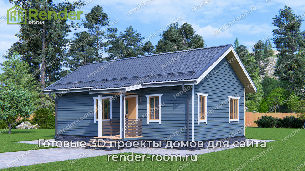 Проект 8х10 метров, площадью 58 м2