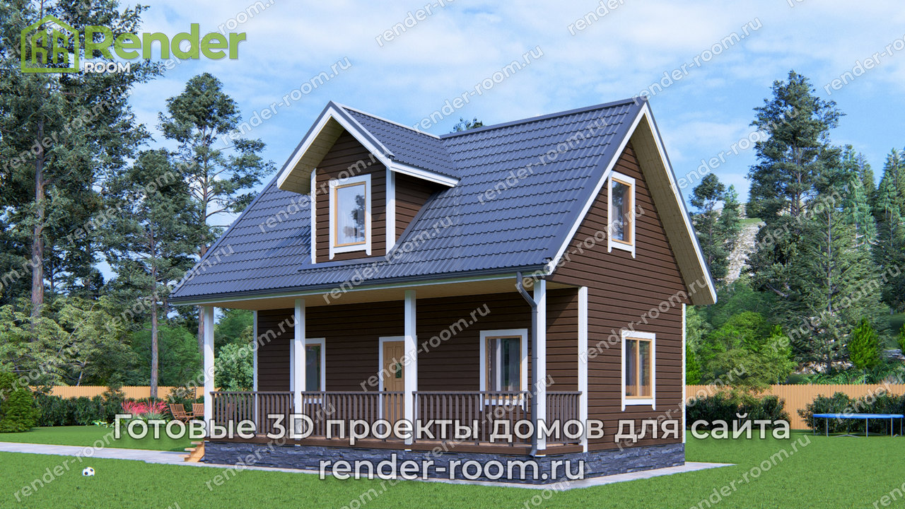 Проект 6х9 метров, площадью 67,45 м2