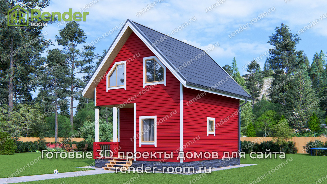 Проект 6х7 метров, площадью 67,25 м2