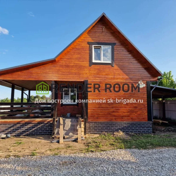Брусовой дом 8х9